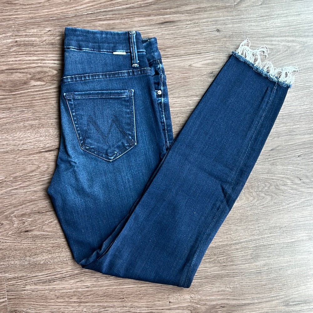 MOTHER skinny jeans - raw hem